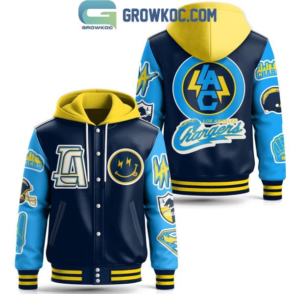 Los Angeles Chargers Los Angeles Brings It All Together Baseball Jacket