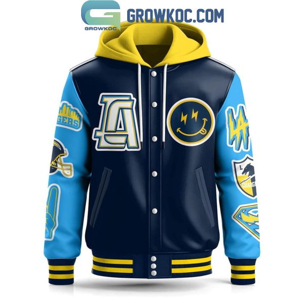 Los Angeles Chargers Los Angeles Brings It All Together Baseball Jacket