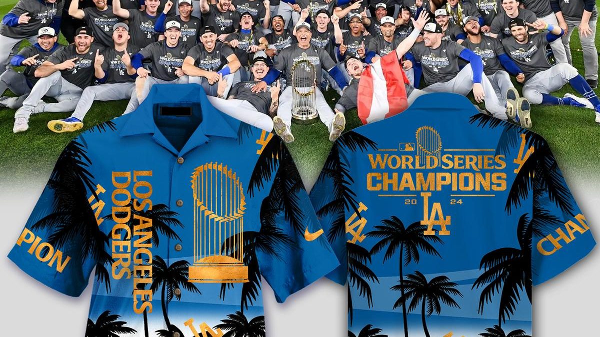 【新品】2025年7/1限定　Dodgers Hawaiian シャツ 新品】2025年7/1限定 Dodgers Hawaiian シャツ