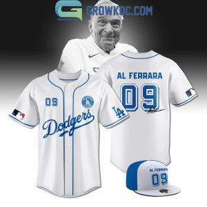 Los Angeles Dodgers Al The Bull Ferrara Commemorative Baseball Jersey White