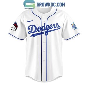 Los Angeles Dodgers Hello Kitty World Series Champions 2024 Baseball Jersey