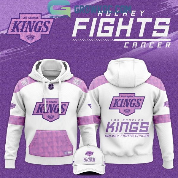 Los Angeles Kings 2024 Hockey Fights Cancer Hoodie T-Shirt