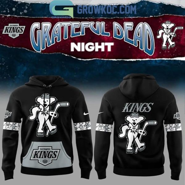 Los Angeles Kings Hockey Team The Memories Of Grateful Dead Night Hoodie T-Shirt