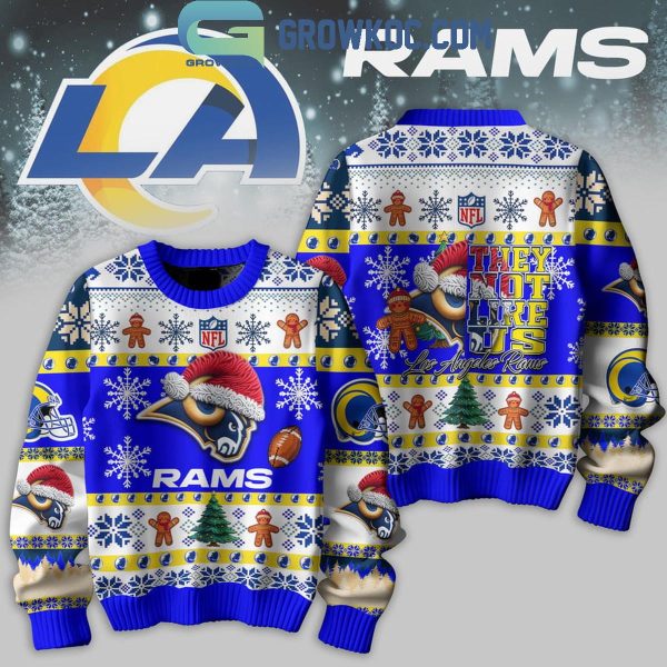 Los Angeles Rams Football They Not Like Us Christmas Ugly Sweater