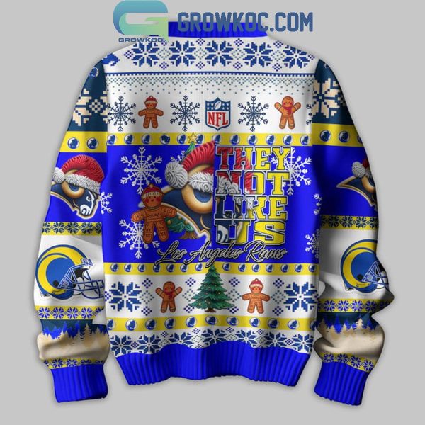 Los Angeles Rams Football They Not Like Us Christmas Ugly Sweater