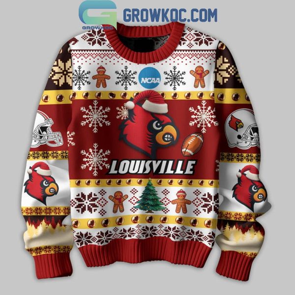 Louisville Cardinals Football They Not Like Us Christmas Ugly Sweater