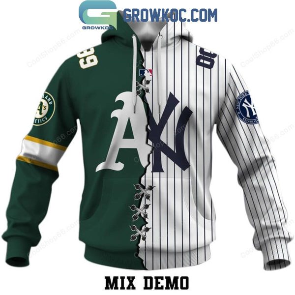 MLB Mix 2 Team Choose Your Style Personalized Hoodie T-Shirt