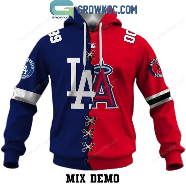 MLB Mix 2 Team Choose Your Style Personalized Hoodie T-Shirt