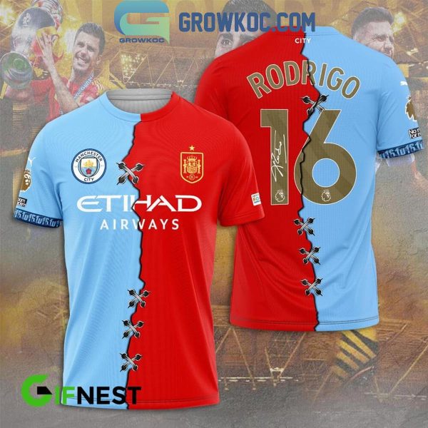 Manchester City Rodri The Best Player Of Spain National Football Team Hoodie T-Shirt