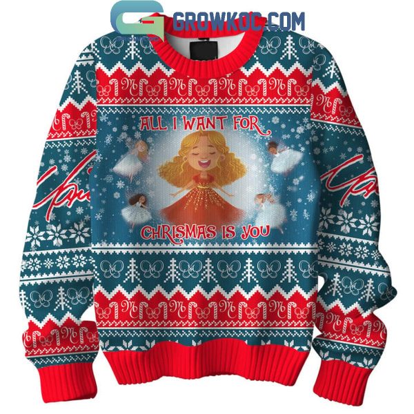 Mariah Carey It’s Time For Christmas All I Want Is You Ugly Sweater