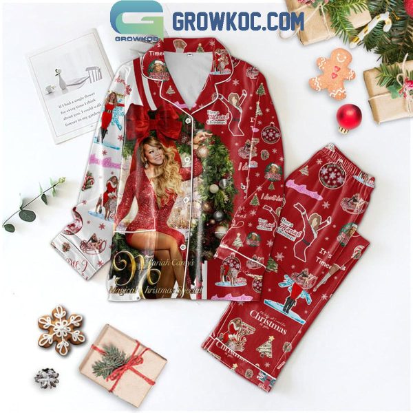 Mariah Carey’s Magical Christmas Special Polyester Pajamas Set