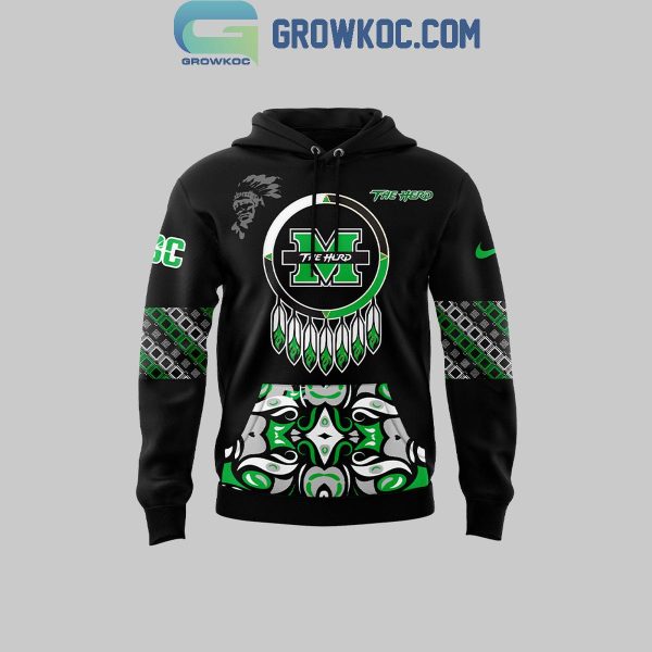 Marshall Thundering Herd 2024 Native American Heritage Month Hoodie T-Shirt