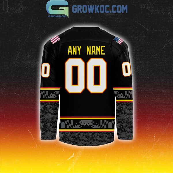 Maryland Black Bears Veterans Day Military Appreciation Personalized Hockey Jersey