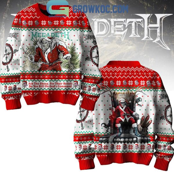 Megadeth Do You Kill On God’s Command Christmas Ugly Sweater