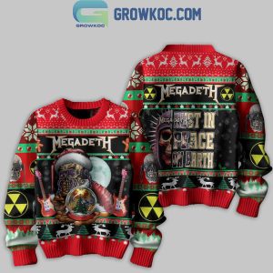 Megadeth Rust In Peace On Earth Christmas Ugly Sweater