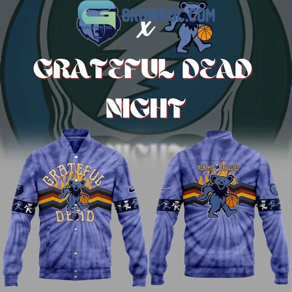 Memphis Grizzlies Grateful Dead Celebration 2024 Baseball Jacket