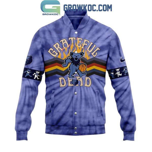 Memphis Grizzlies Grateful Dead Celebration 2024 Baseball Jacket