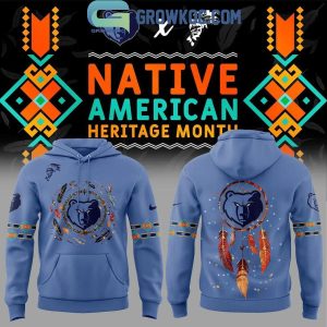 Memphis Grizzlies Nov Native American Heritage Month 2024 Hoodie Long Pants