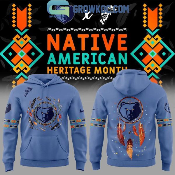 Memphis Grizzlies Nov Native American Heritage Month 2024 Hoodie Long Pants