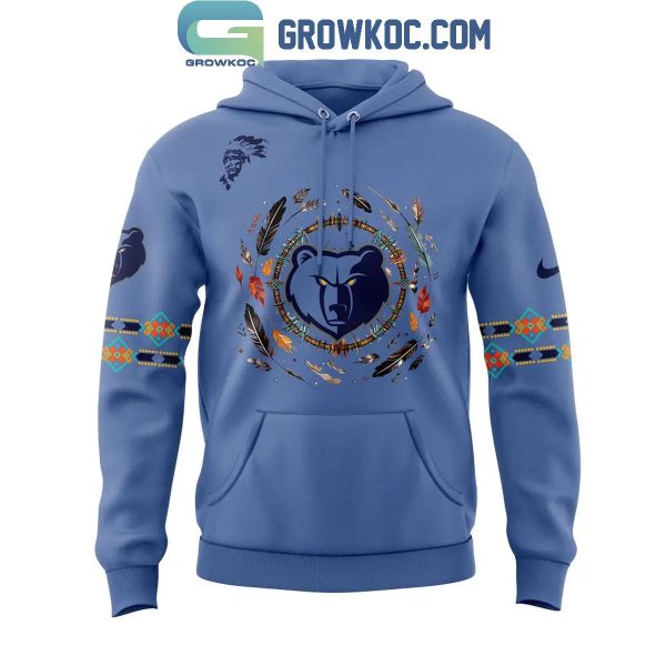 Memphis Grizzlies Nov Native American Heritage Month 2024 Hoodie Long Pants