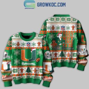 Miami Hurricanes 2024 They Not Like Us Hurricanes Christmas Ugly Sweater