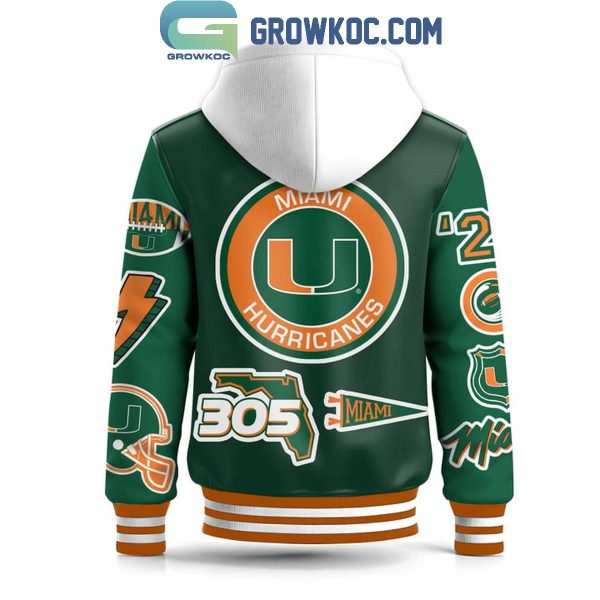 Miami Hurricanes 305 Victory 2024 Edition Baseball Jacket