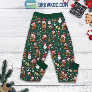 Miami Hurricanes Football Have A Hurricane Christmas 2024 Fleece Pajamas Set