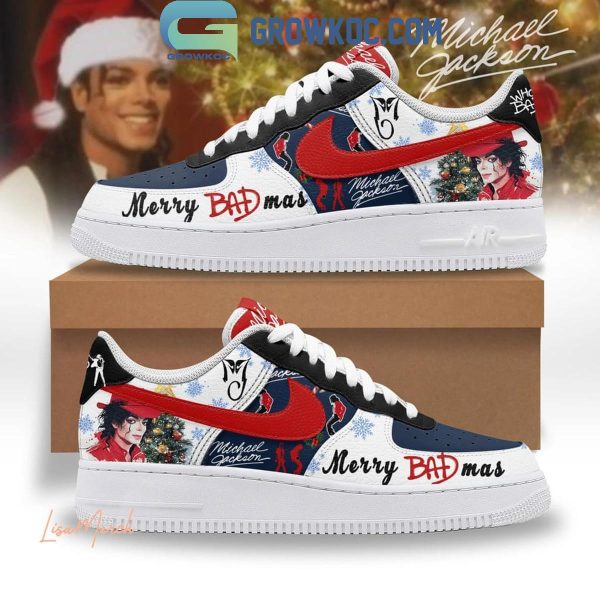 Michael Jackson Merry Christmas Badmas 2024 Air Force 1 Shoes