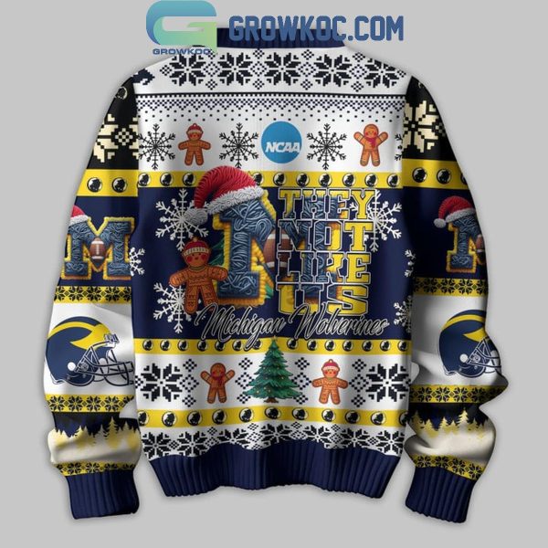 Michigan Wolverines Football They Not Like Us Christmas Ugly Sweater