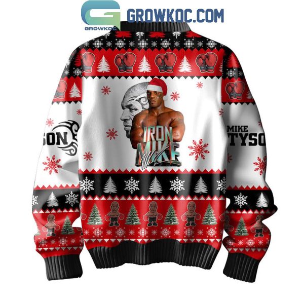 Mike Tyson Iron Mike Merry Chrithmith Kith My Ath Christmas Ugly Sweater