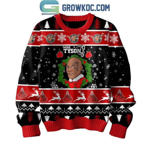 Mike Tyson Merry Christmas 2024 Iron Mike Ugly Sweater