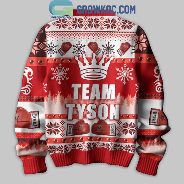 Mike Tyson Team Iron Tyson Brooklyn Christmas Ugly Sweater