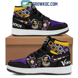 Minnesota Vikings 2024 Native American Heritage Month Air Jordan 1 Shoes