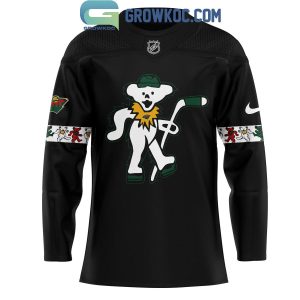 Minnesota Wild Celebrating The Memories Of Grateful Dead Night Hockey Jersey