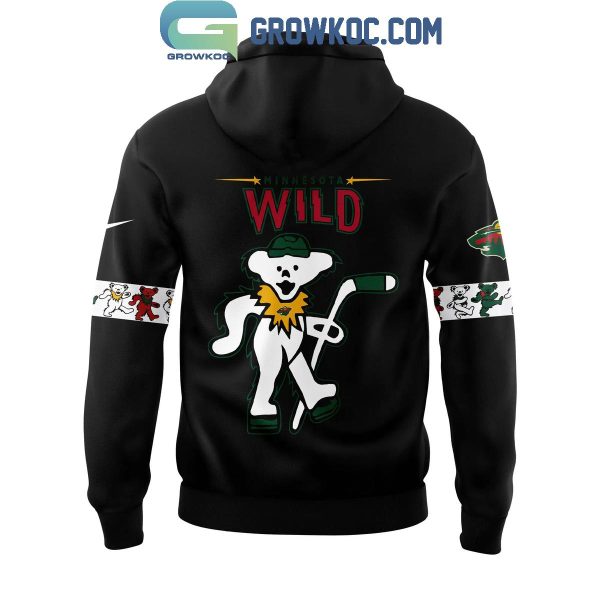 Minnesota Wild Celebrating The Memories Of Grateful Dead Night Hoodie T-Shirt