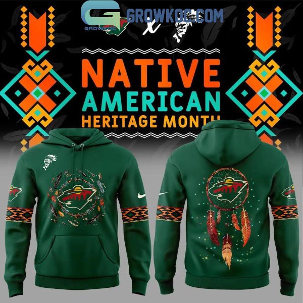 Minnesota Wild Nov Native American Heritage Month 2024 Hoodie Long Pants