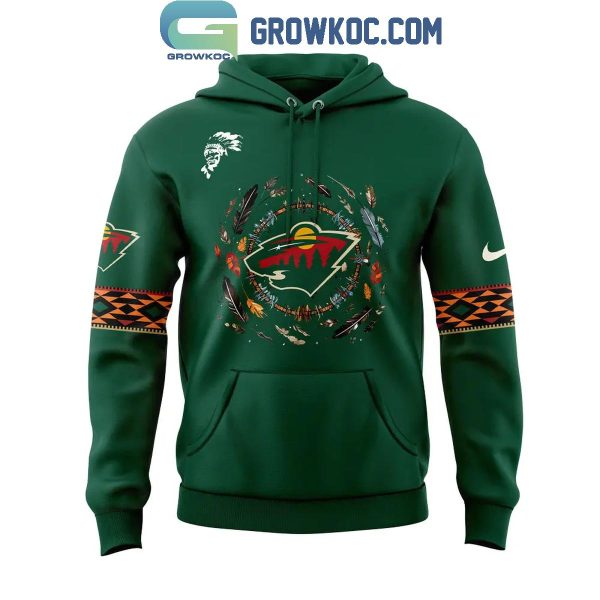 Minnesota Wild Nov Native American Heritage Month 2024 Hoodie Long Pants