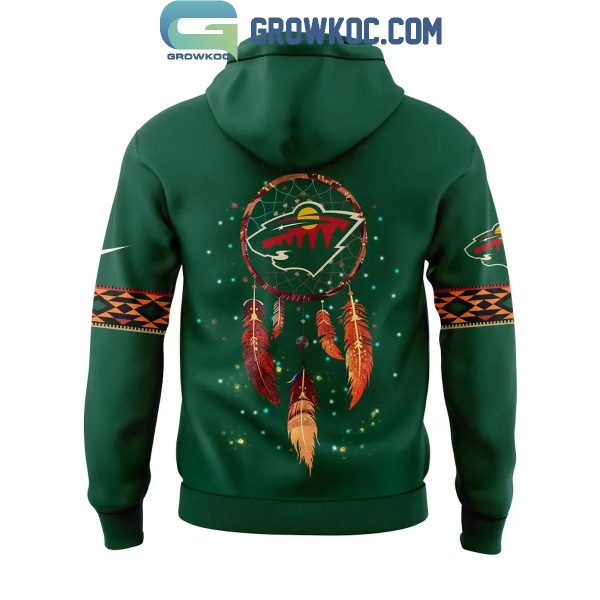 Minnesota Wild Nov Native American Heritage Month 2024 Hoodie Long Pants