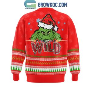 Minnesota Wild The Grinch Christmas Happy Holidays 2024 Hockey Ugly Sweater