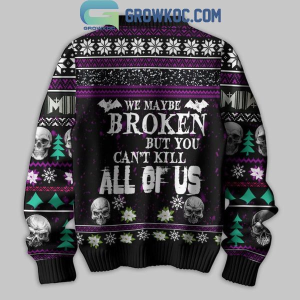 Motionless In White We Maybe Broken But You Can’t Kill All Of Us Ugly Sweater