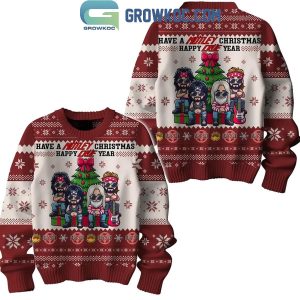 Motley Crue Have A Motley Christmas Happy Crue Year 2025 Ugly Sweater