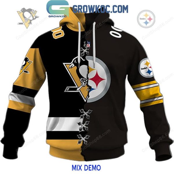 NHL Mix NFL Team Choose Your Style Personalized Hoodie T-Shirt