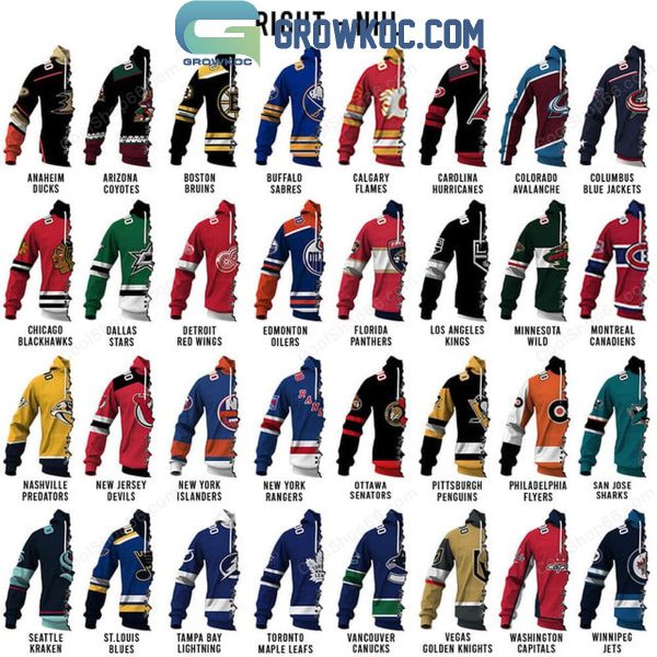 NHL Mix NFL Team Choose Your Style Personalized Hoodie T-Shirt