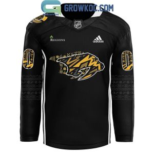 Nashville Predators 2024 Black History Month Personalized Hockey Jersey