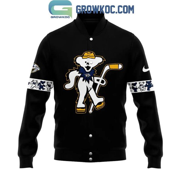 Nashville Predators Grateful Dead Celebration 2024 Baseball Jacket