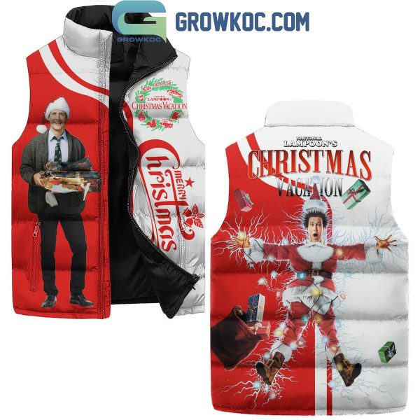 National Lampoon Christmas’s Vacation 2024 Merry Christmas Sleeveless Puffer Jacket