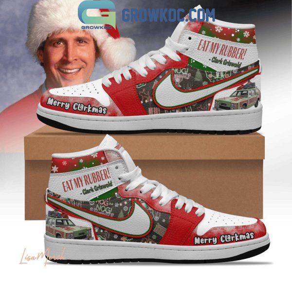 National Lampoon’s Christmas Vacation Eat My Rubber Air Jordan 1 Shoes