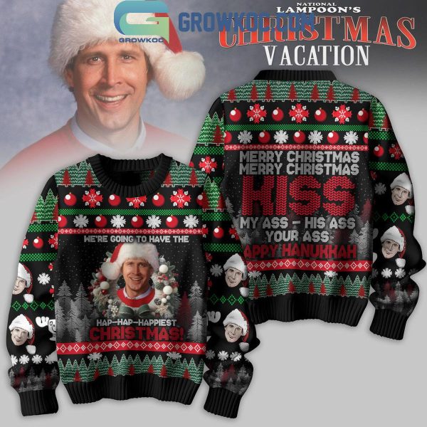 National Lampoon’s Christmas Vacation Merry Merry Kiss My Ass His Ass Ugly Sweater