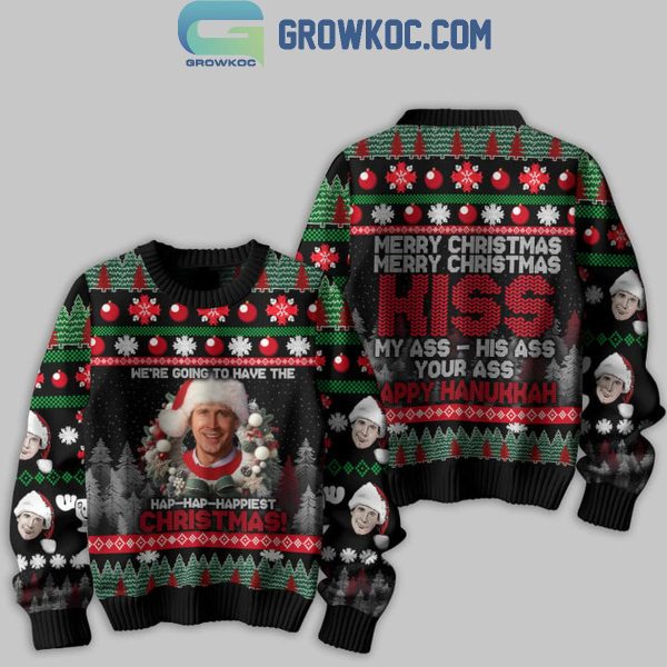 National Lampoon’s Christmas Vacation Merry Merry Kiss My Ass His Ass Ugly Sweater