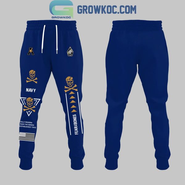 Navy Midshipmen 2024 Fear The Bones Hoodie Long Pants